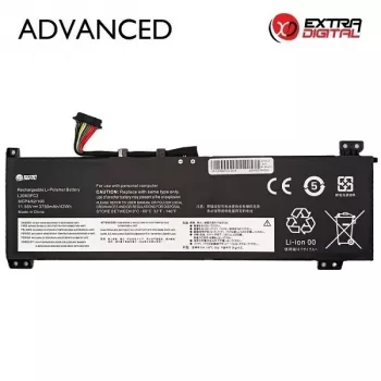 Extra Digital Advanced Batteria per laptop sostitutiva per Lenovo L20M3PC2, 3750mAh, 11.52V, 43Wh, 3 celle