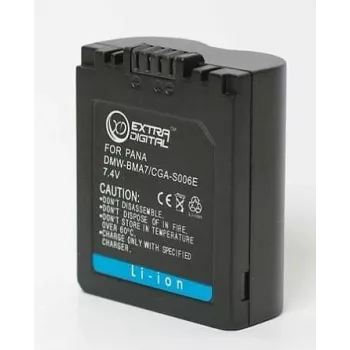 Extra Digital CGA-S006E batteria ricaricabile Li-Ion per fotocamera 3,7 V 1200 mAh per Panasonic Lumix DMW-BCC12