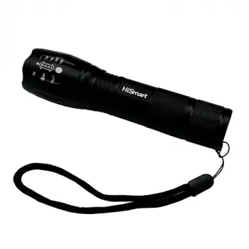 EXTRA DIGITAL Torcia portatile, 1000lm, 10W con batteria 18650