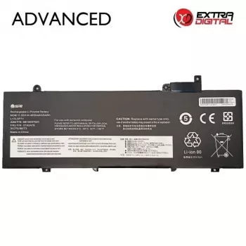 Extra Digital NB482870 batteria ricaricabile di ricambio per Lenovo L17L3P71 – 4650mAh 52.5Wh 11.25V Li-ion, nero, 3 celle
