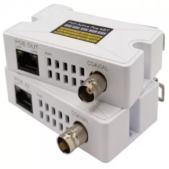 EXTRA DIGITAL PoE 10/100M Extender su cavo coassiale, fino a 500 m, Kit