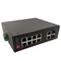 EXTRA DIGITAL switch PoE 10 porte 1000M con 2 porte SFP 1000M