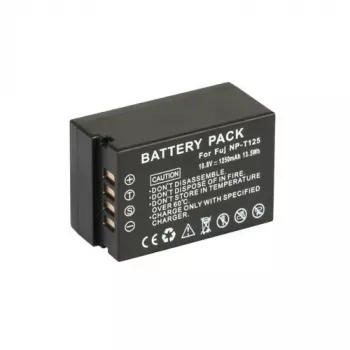 EXTRA DIGITAL batteria ricaricabile di ricambio per FUJIFILM NP-T125 (CB970391), 1250 mAh, 10,8 V Li-Ion