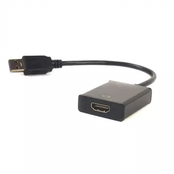EXTRA DIGITAL adattatore USB 3.0 Type-A a HDMI, 1080p 60Hz, nero