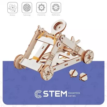 EXTRA DIGITAL kit di costruzione in legno catapulta, modello didattico