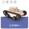 EXTRA DIGITAL Costruzioni in legno Carro armato elettrico, modello didattico
