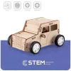 EXTRA DIGITAL kit di costruzione in legno auto a inerzia, modello didattico