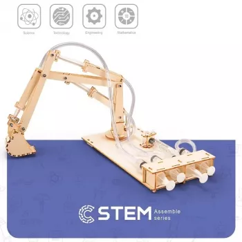 EXTRA DIGITAL kit di costruzione in legno escavatore, modello didattico