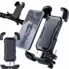 Supporto da manubrio antiurto Extralink per smartphone - nero