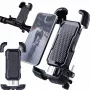Supporto da manubrio antiurto Extralink per smartphone - nero