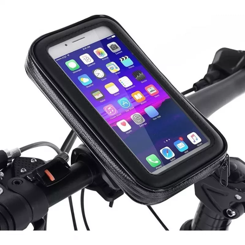 Extralink supporto per bicicletta per smartphone, impermeabile, rotazione a 360°, chiusura sicura