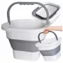 EXTRALINK Black Forest Secchio pieghevole in silicone 10L portatile da campeggio