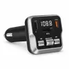 EXTRALINK Trasmettitore FM Bluetooth con 2 Porte di Ricarica USB e Slot per Scheda MicroSD