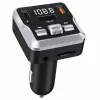 EXTRALINK Trasmettitore FM Bluetooth con 2 Porte di Ricarica USB e Slot per Scheda MicroSD