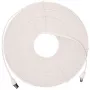 EXTRALINK Cavo piatto CAT.8 U/FTP 20m 40G, schermato, cavo patch, rame, bianco