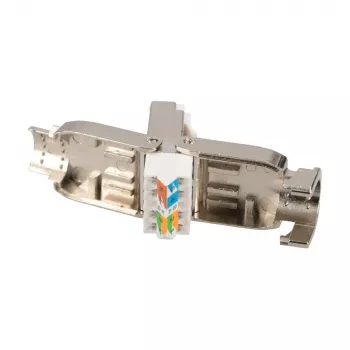 Extralink CAT6A Connettore RJ45 senza attrezzi – UTP 8P8C dorato connettore Ethernet 10Gbps