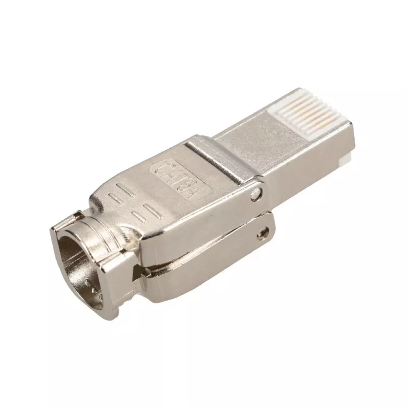 Extralink CAT6A Connettore RJ45 senza attrezzi – UTP 8P8C dorato connettore Ethernet 10Gbps