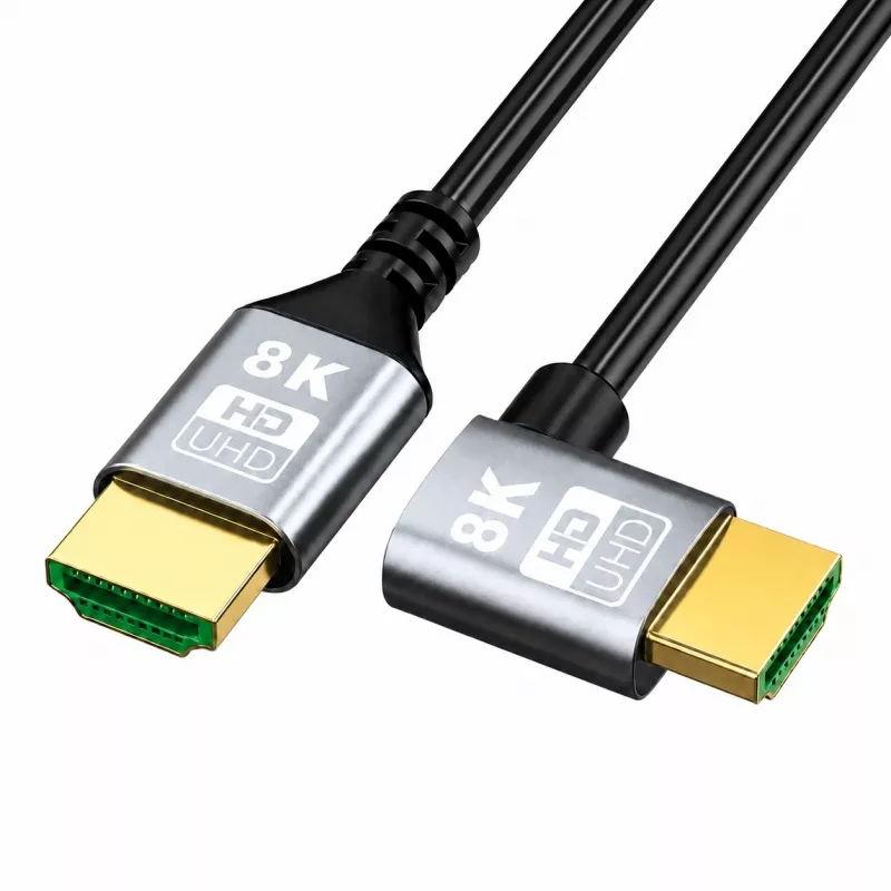 EXTRALINK Cavo HDMI 2.1 8K HDR 2M ad Angolo Sinistro