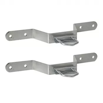 Extralink K75 supporto a palo, 75mm, con fascette M8, acciaio, zincato
