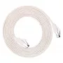 Cavo patch LAN EXTRALINK Cat.8 U/FTP 2m 40G piatto, schermato, coppie schermate con foglio, rame, bianco