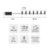 Extralink catena luminosa LED 200 LED bianco freddo 10m + 3m IP44 interno/esterno