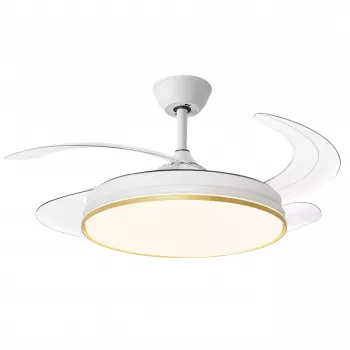 Extralink Phantom Wing 42 ventilatore da soffitto smart WiFi - bianco, 107 cm, controllo tramite app WiFi