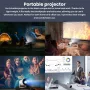 Extralink Smart Life proiettore smart ESP-Mini-V2BL, 200 ANSI, 720p, correzione automatica trapezio, Android 11