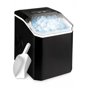 Extralink SmartLife Cube Ice Lite macchina per cubetti di ghiaccio - 12 kg/24h, serbatoio da 1,8L, Bullet Ice, nero