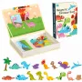EXTRALINK TOYS Magnetic Puzzle Book 64 pezzi dinosauri