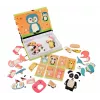 EXTRALINK TOYS libro puzzle magnetico animali 68 pezzi