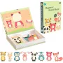 EXTRALINK TOYS libro puzzle magnetico animali 68 pezzi