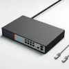 Extralink VICTOR switch managed Gigabit PoE+ a 8 porte con 2 SFP, budget 150W, L2+