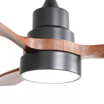 Extralink Walnut Dark 48 ventilatore da soffitto smart WiFi, Dark Walnut, 122 cm, controllo tramite app