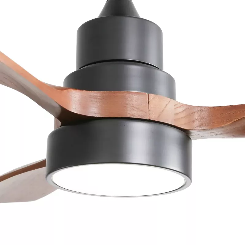 Extralink Walnut Dark 48 Ventilatore da soffitto Smart WiFi, Noce scuro, 122 cm, controllo tramite app