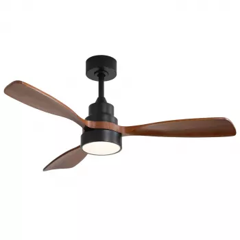 Extralink Walnut Dark 48 ventilatore da soffitto smart WiFi, Dark Walnut, 122 cm, controllo tramite app