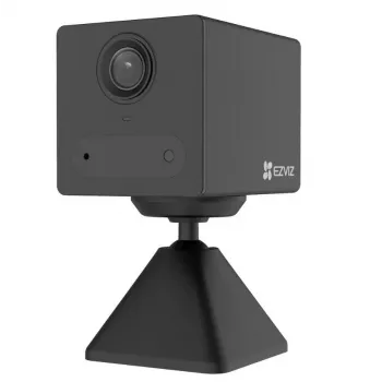 EZVIZ CB2 2K+ 3MP 4G LTE Telecamera di sorveglianza a batteria con visione notturna a colori, IP65, rilevamento PIR, audio bidirezionale, microSD fino a 512 GB