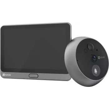 Ezviz CS-CP4 spioncino digitale Wi-Fi 2MP con display da 4.3 pollici, argento