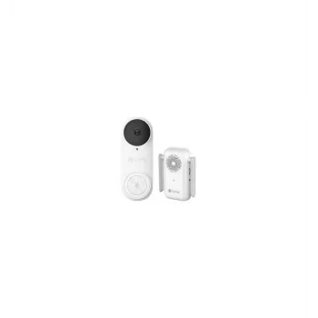 EZVIZ CSDB25MP kit videocitofono a batteria con campanello wireless, risoluzione 2K+, campo visivo 176°, IP65, batteria 5200 mAh, microSD fino a 256GB, compatibile con Alexa/Google