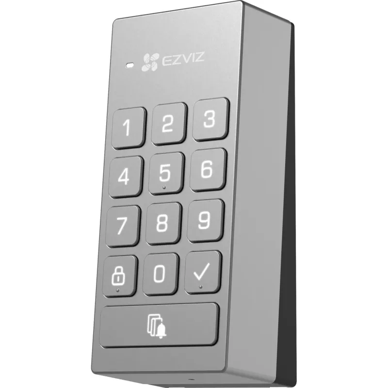 EZVIZ DL01/DL01CP Smart Lock con tastiera – impronta digitale, codice, RFID, controllo tramite app, Wi-Fi/Bluetooth, nero
