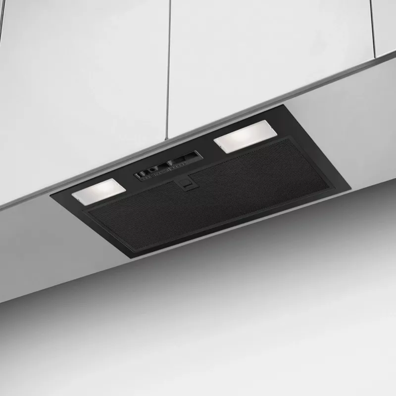 Faber Inka Smart C BK A52 Cappa aspirante da incasso (52 cm, nero, 330 m³/h, LED)