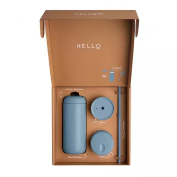 Fellow Carter Move Mug 3-in-1 473 ml Powder Blue Tazza termica con 3 coperchi