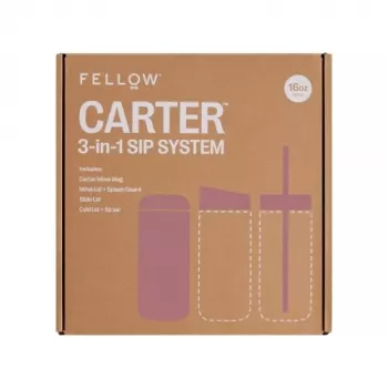 Fellow Carter Move Mug 3-in-1 473 ml tazza termica con 3 coperchi Powder Pink