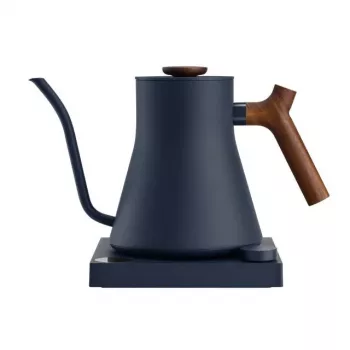 Fellow Stagg EKG PRO bollitore elettrico pour-over 0,9 l Steinblau con manico in noce