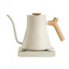 Fellow Stagg EKG PRO Bollitore elettrico pour-over 900ml sesamo-beige con manico in legno