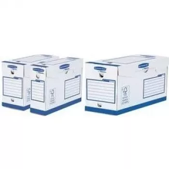 Fellowes Bankers Box Basic Heavy Duty A4+ scatola archivio blu, 100% cartone riciclato, certificata FSC 4472902