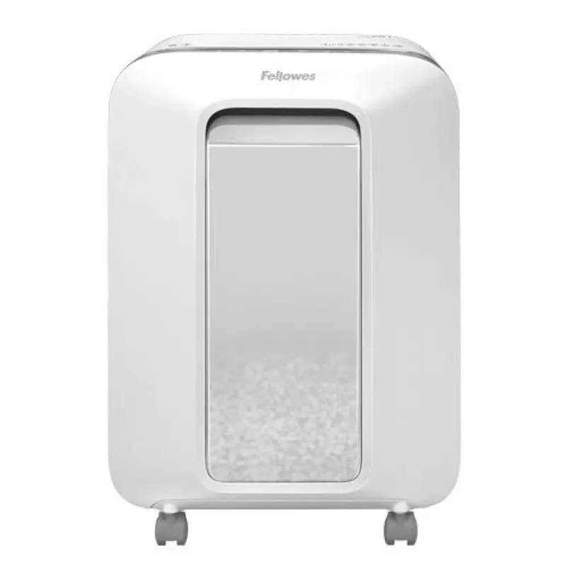 Fellowes Powershred LX201 Distruggidocumenti micro-taglio, 12 fogli, 22 litri, bianco