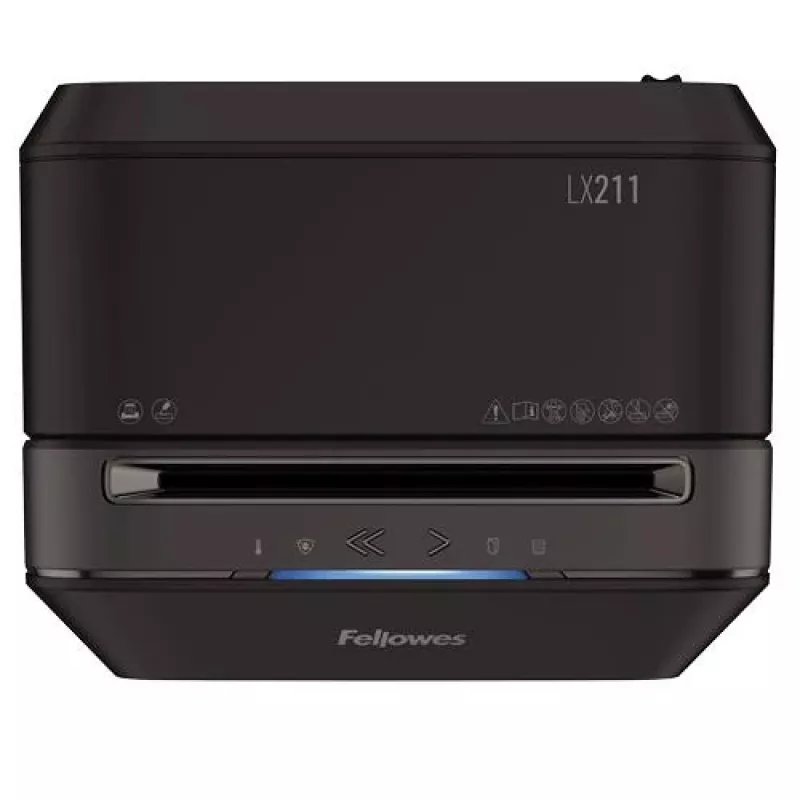 Fellowes Powershred LX211 Distruggidocumenti micro-taglio, nero, 15 fogli, 23 litri