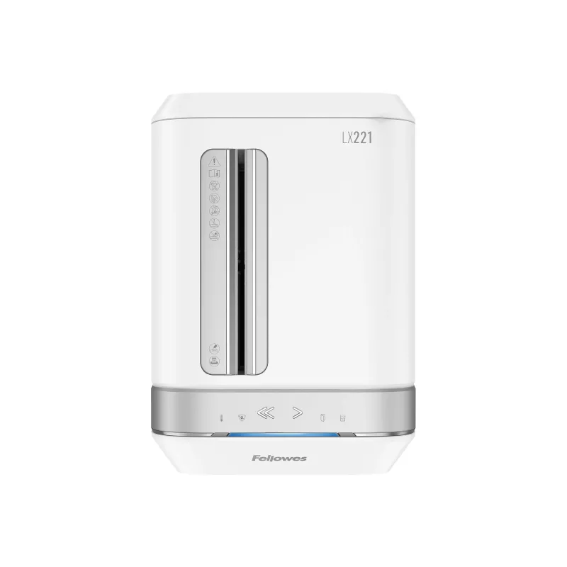 Fellowes Powershred LX221 distruggidocumenti a microtaglio, 17 fogli, sicurezza P-5, contenitore 30L, nero 5050501
