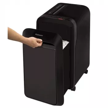 Fellowes Powershred LX221 distruggidocumenti a microtaglio, 17 fogli, sicurezza P-5, contenitore 30L, nero 5050401