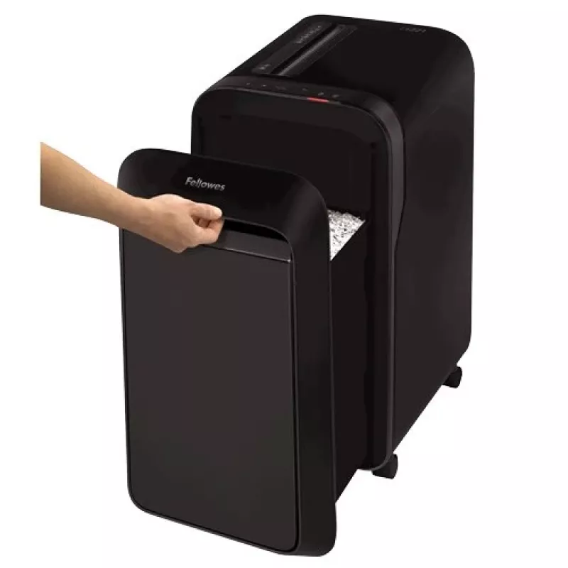 Fellowes Powershred LX221 distruggidocumenti a microtaglio, 17 fogli, sicurezza P-5, contenitore 30L, nero 5050401